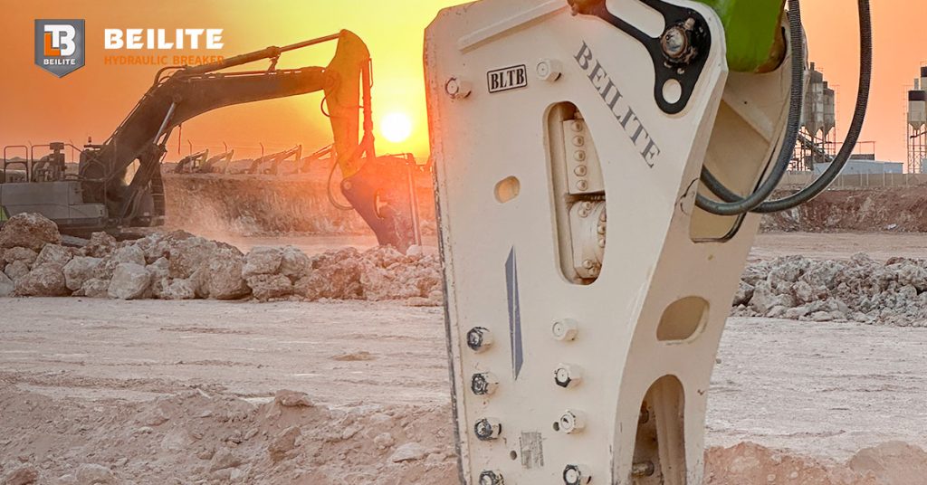 Beilite side mounted hyraulic breaker