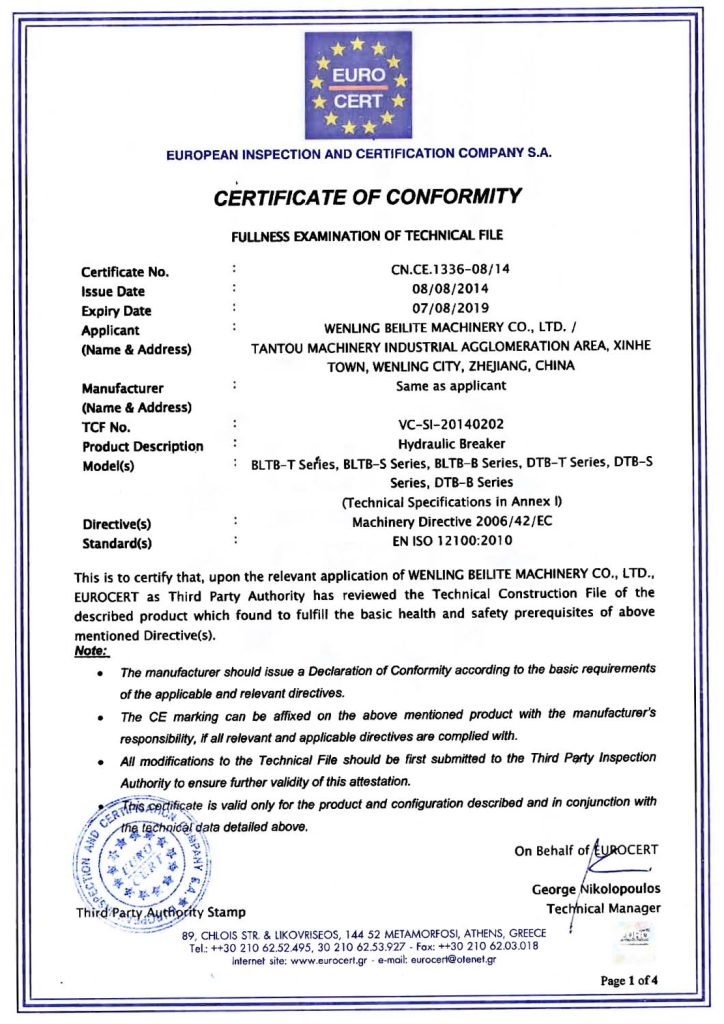 EUROPEAN INSPECTION AND CERTIFICATION COMPANY SA