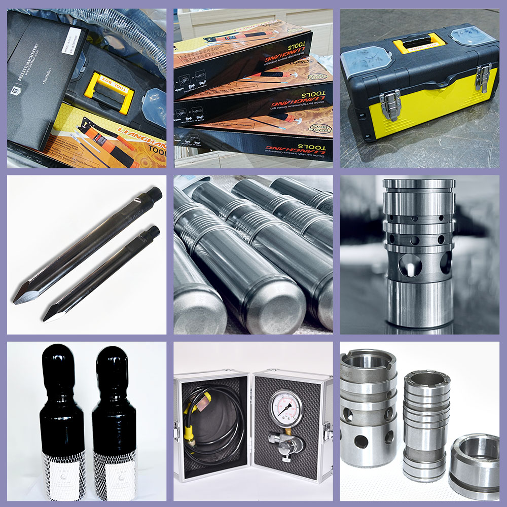 Forged Steel Tool Bits for 0.5-350 Ton Rock Breakers (Long Life)