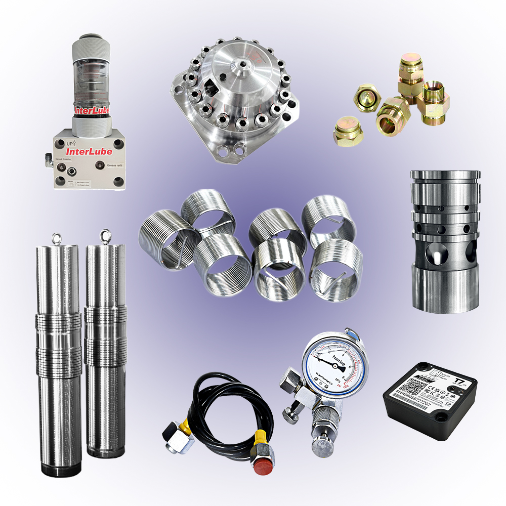 Beilite Hydraulic Breaker Repair Kits: Nitrogen Gauge, Bushing, Seal & Chisel Bits