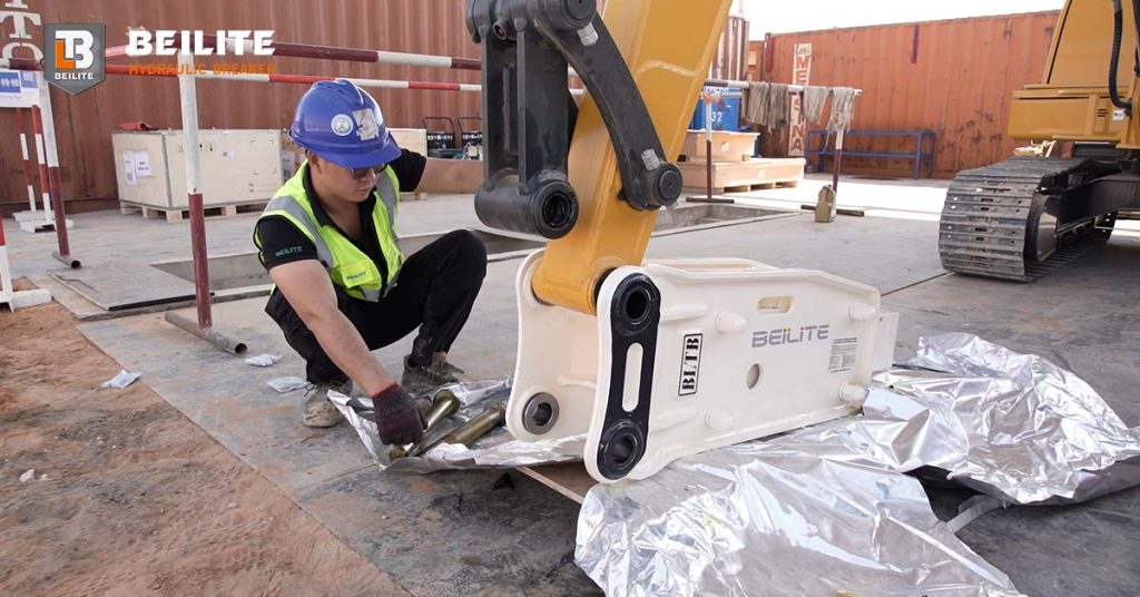 Hydraulic Breaker Hammer for Rock Demolition