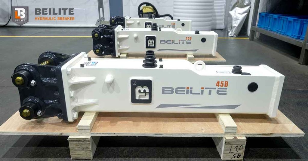 Beilite Hydraulic Breakers – Rock Breakers BLT Series: BLT-45B Series for 1.5 ton Excavators and Backhoe Loaders